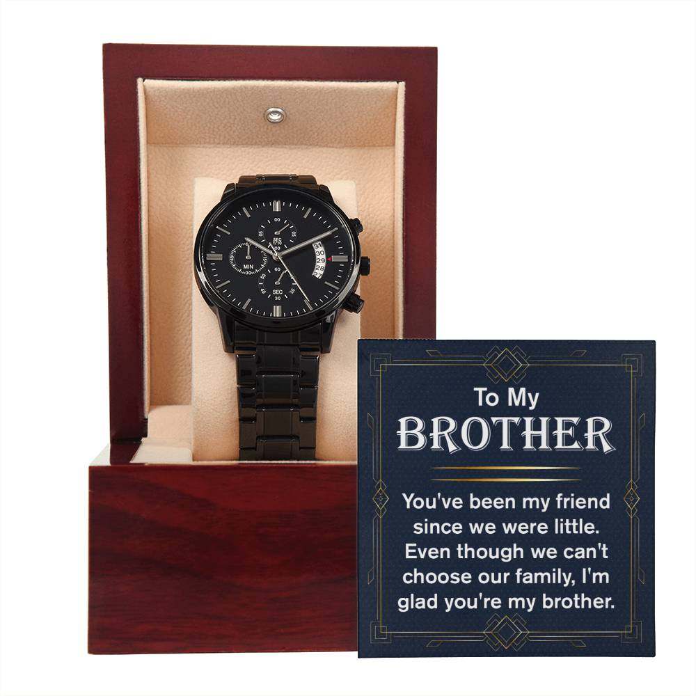 To My Brother - Watch With Message Card - Amour Doux Fine Jewelry 