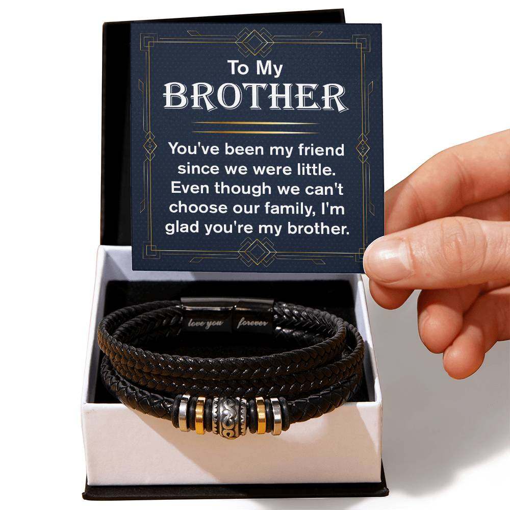 To My Brother - Love You Forever Bracelet With Message Card - Amour Doux Fine Jewelry 